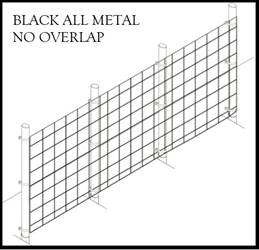 Fence Kit 35 (7.5 x 100 Hex Metal) Fence Kit 35 (7.5 x 100 All Metal)